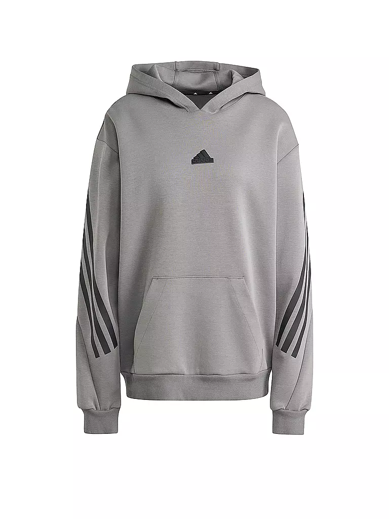 ADIDAS | Sudadera con capucha para hombre Future Icons 3 bandas | Gris