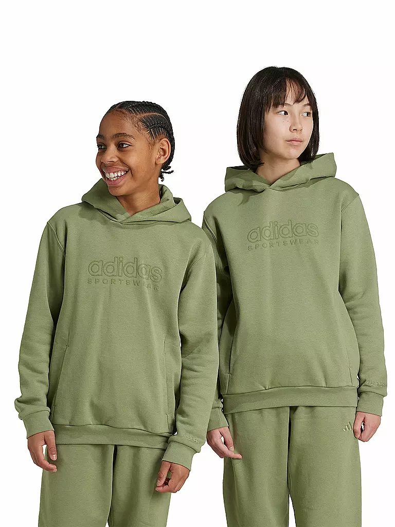 ADIDAS | Sudadera con capucha para niña SZN GFX | Oliva