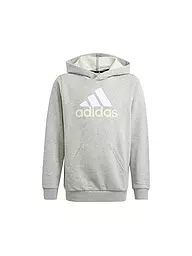 ADIDAS | Sudadera con capucha para niños Essentials con logo grande de dos colores | Gris