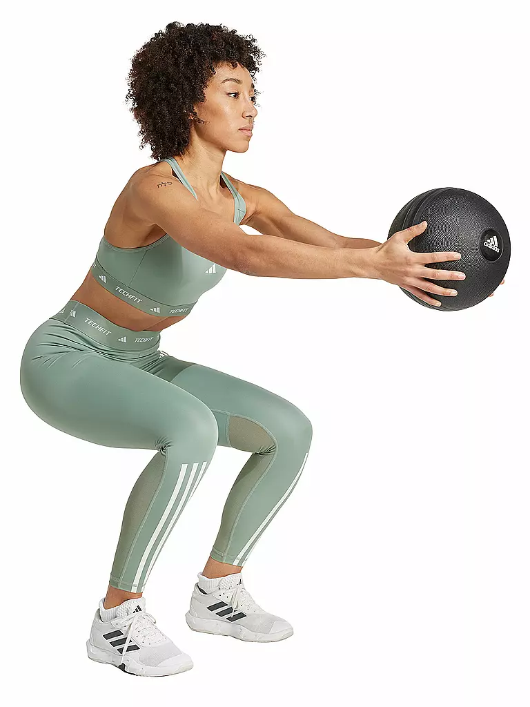 ADIDAS | Sujetador deportivo para mujer de sujeción media | Verde claro