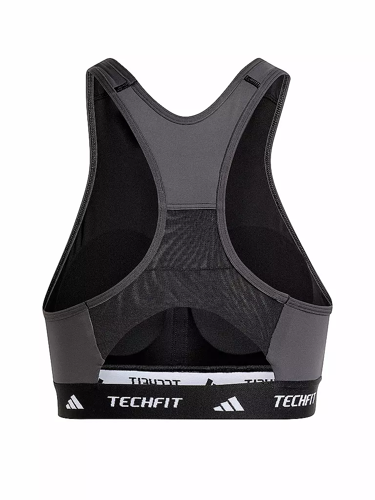 ADIDAS | Sujetador deportivo para mujer TECHFIT de cuello alto con bloques de color y sujeción media |