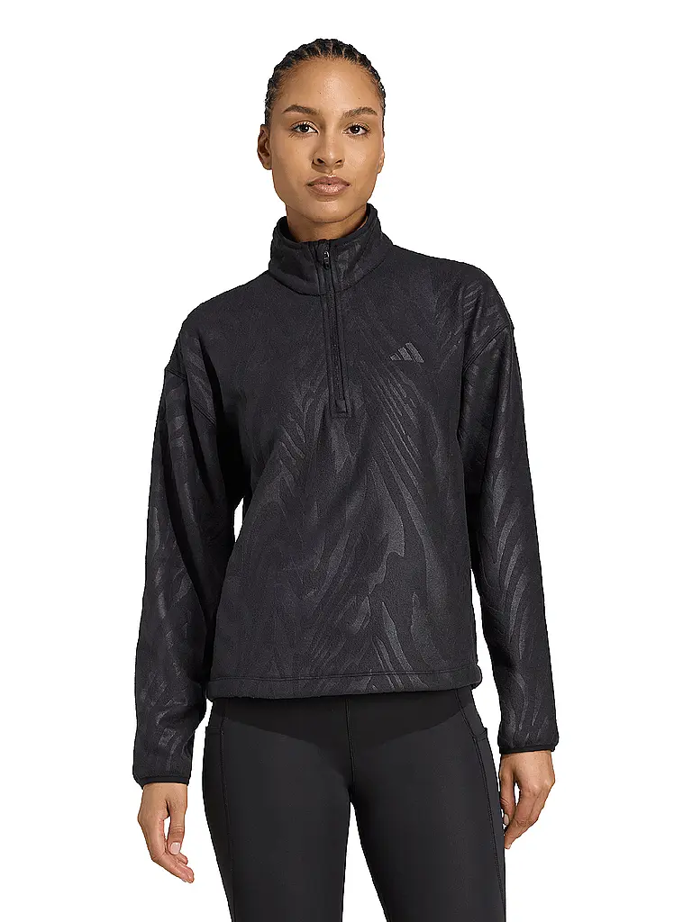 ADIDAS | Sweater de fitness polar para mujer | Negro