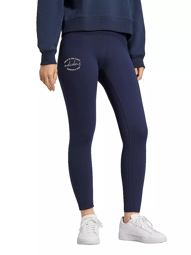 ADIDAS | Tight de mujer con estampado gráfico Signature de talle alto 7/8 | 