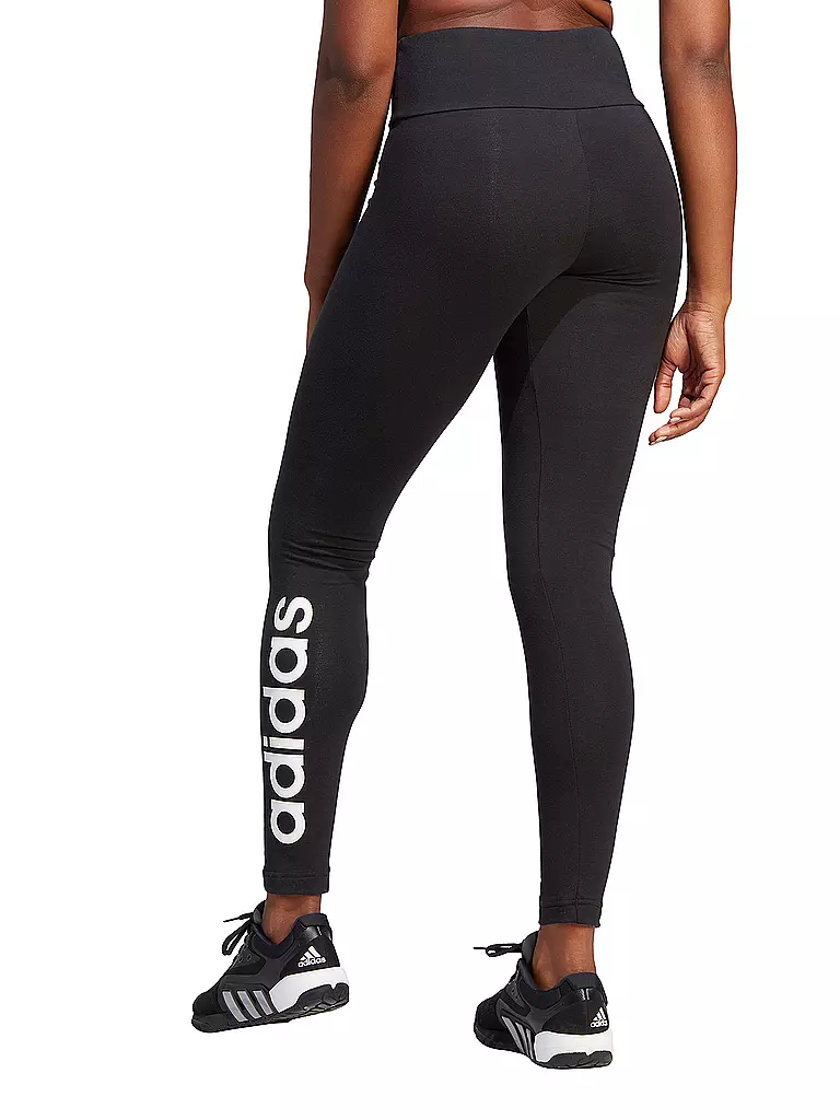 ADIDAS | Tight Essentials con logo y cintura alta para mujer | Negro
