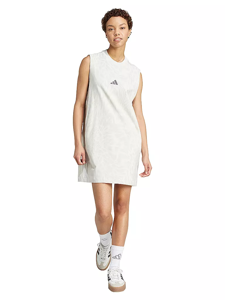 ADIDAS | Vestido de mujer Essentials con estampado de 3 rayas | Beige