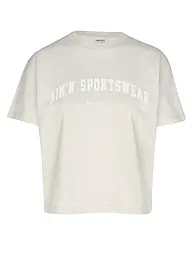 AIM'N | Camiseta Boxy Varsity para mujer | Beige