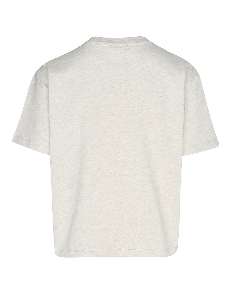 AIM'N | Camiseta Boxy Varsity para mujer | Beige