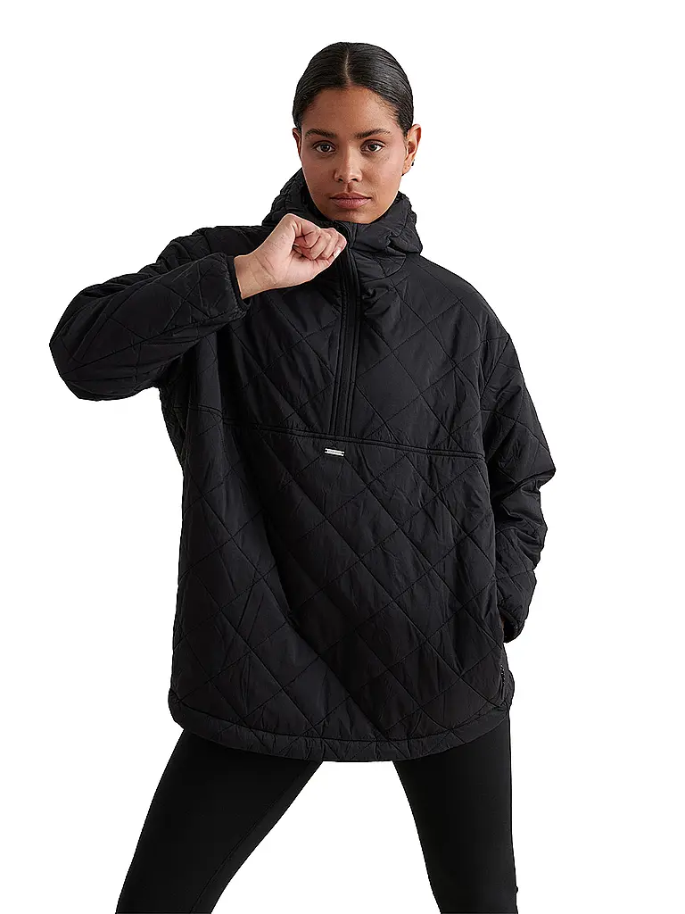 AIM'N | Chaqueta acolchada tipo anorak para mujer | Negro