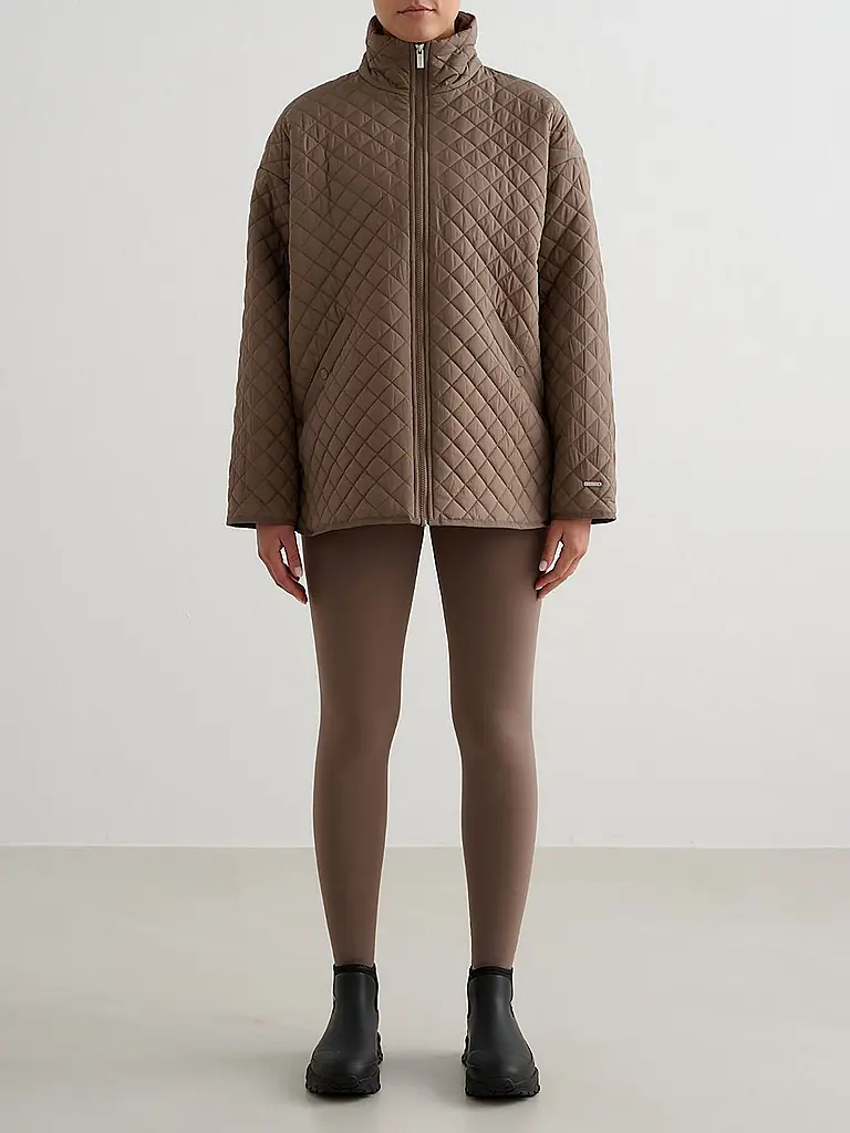 AIM'N | Chaqueta acolchada tipo anorak para mujer | Marrón