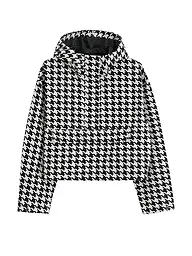 AIM'N | Chaqueta Cropped Impermeable para Mujer | Negro