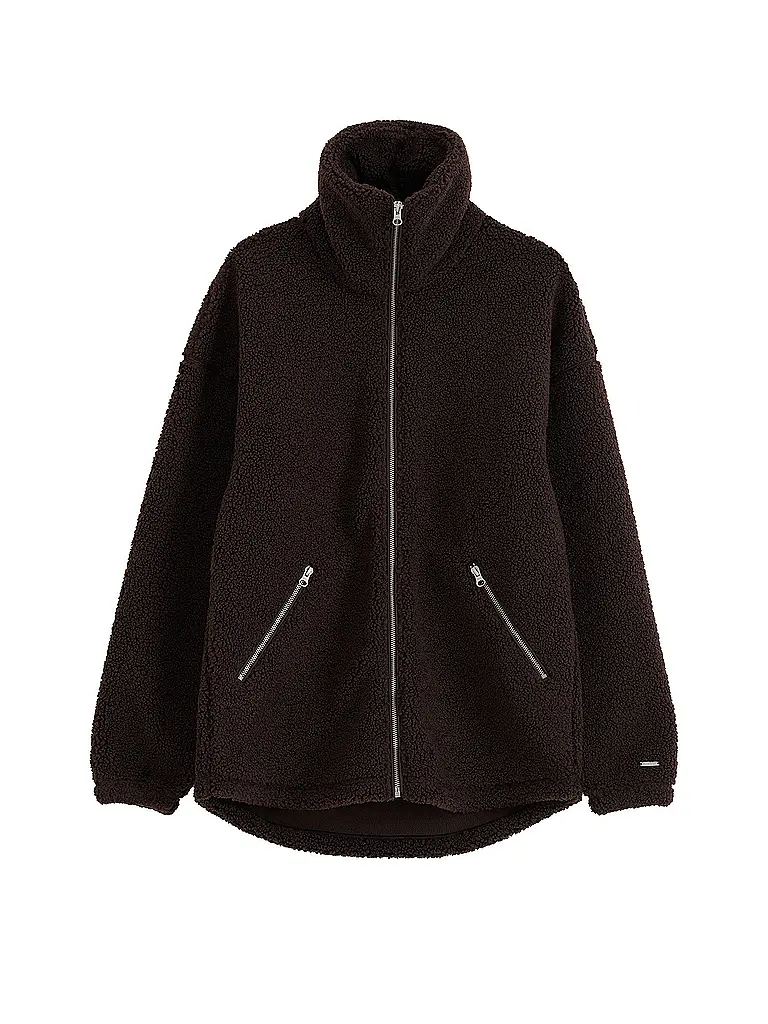 AIM'N | Chaqueta polar de mujer Pile Teddy | Marrón