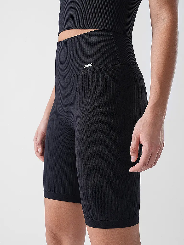AIM'N | Pantalones cortos de ciclista sin costuras acanalados para mujer |
