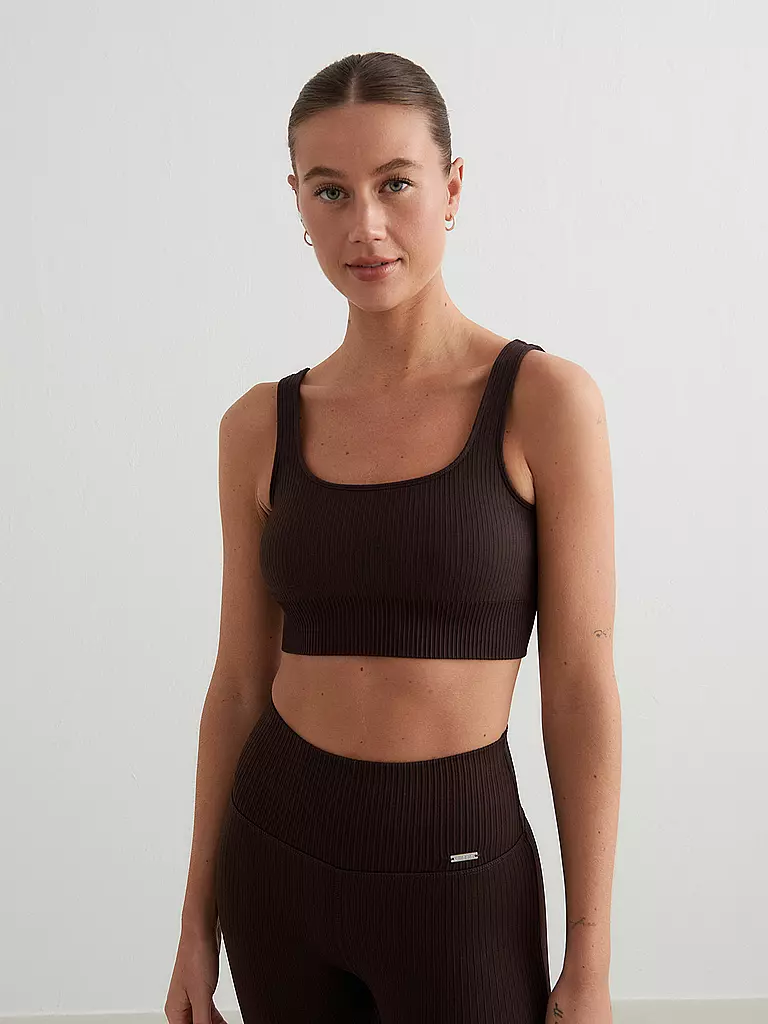 AIM'N | Sujetador deportivo de mujer Ribbed Seamless Medium Support |