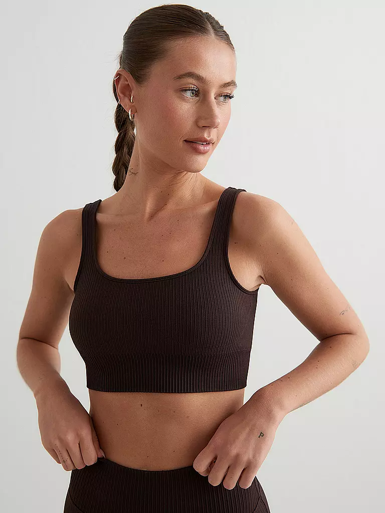 AIM'N | Sujetador deportivo de mujer Ribbed Seamless Medium Support |