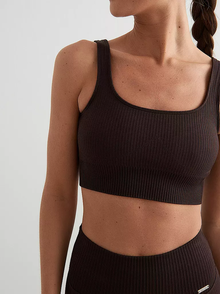 AIM'N | Sujetador deportivo de mujer Ribbed Seamless Medium Support |