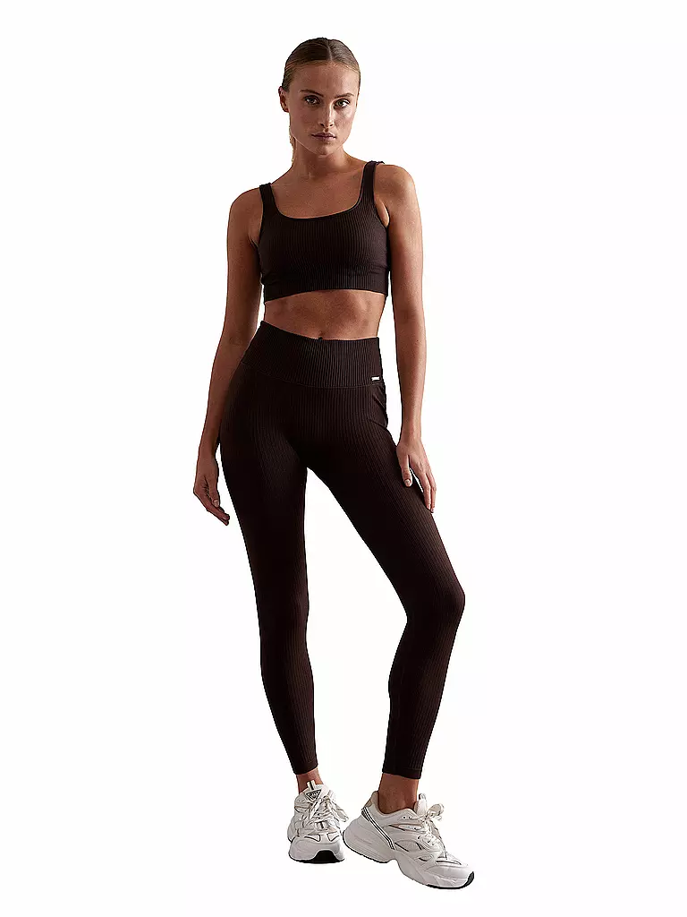 AIM'N | Tight Ripped Seamless para mujer | Marrón