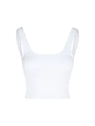 AIM'N | Top de mujer Ribbed Seamless | Blanco