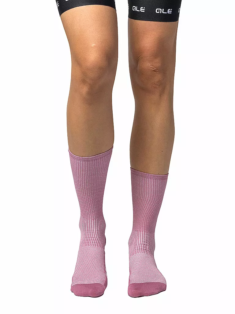 ALE | Calcetines de ciclismo para mujer Sauvage | Fucsia