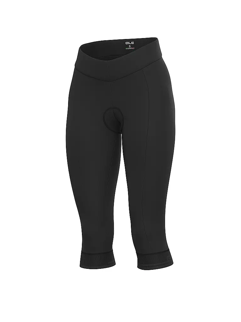 ALE | Culotes de ciclismo para mujer Classico 3/4 | Negro