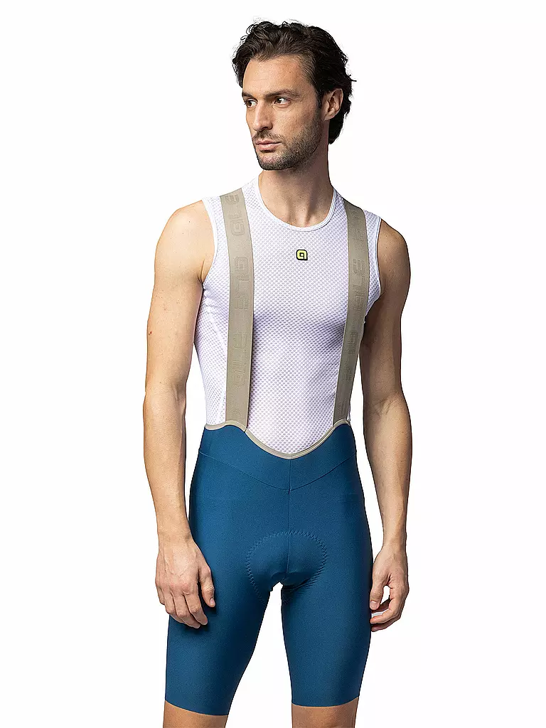 ALE | Culotte con tirantes de ciclismo para hombre Master 2.0 | Azul oscuro