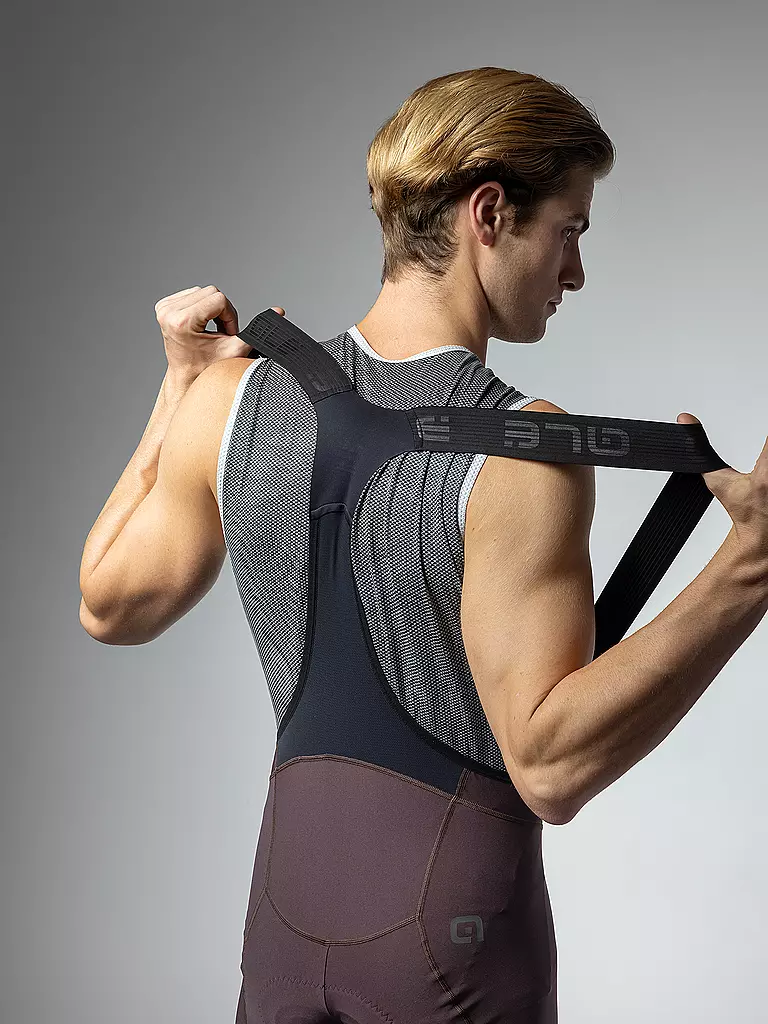 ALE | Herren Rad Trägerhose Colour | Marrón