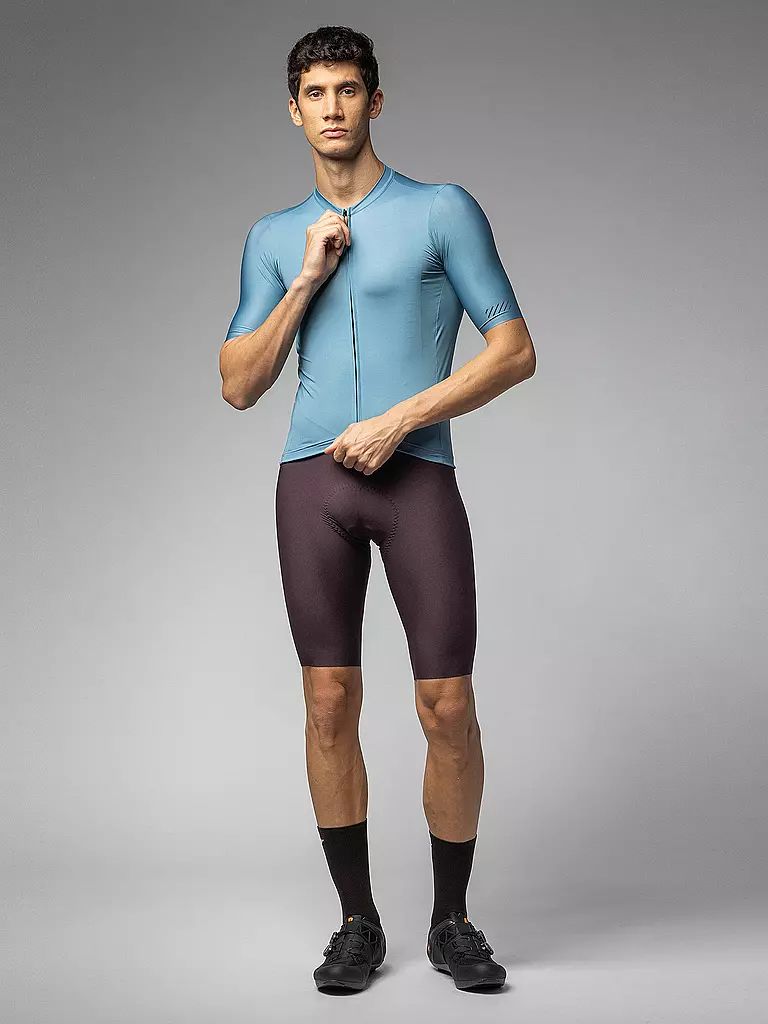 ALE | Maillot de ciclismo para hombre Color Block | Gris claro