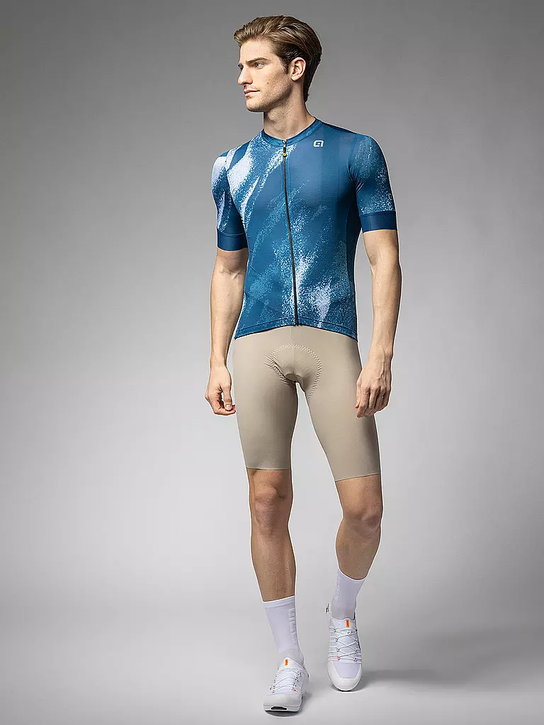 ALE | Maillot de ciclismo para hombre Trace | Azul oscuro