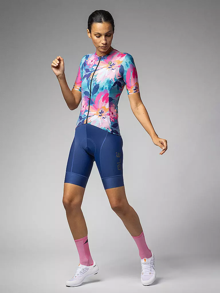 ALE | Maillot de ciclismo para mujer Jardin | Multicolor