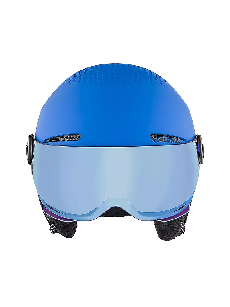 ALPINA | Casco de esquí para niños Zupo Visor Q-Lite | Azul