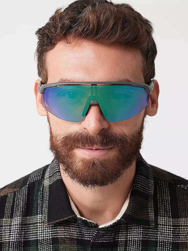 ALPINA | Gafas de ciclismo para hombre Turbo Pro Q-Lite | Gris