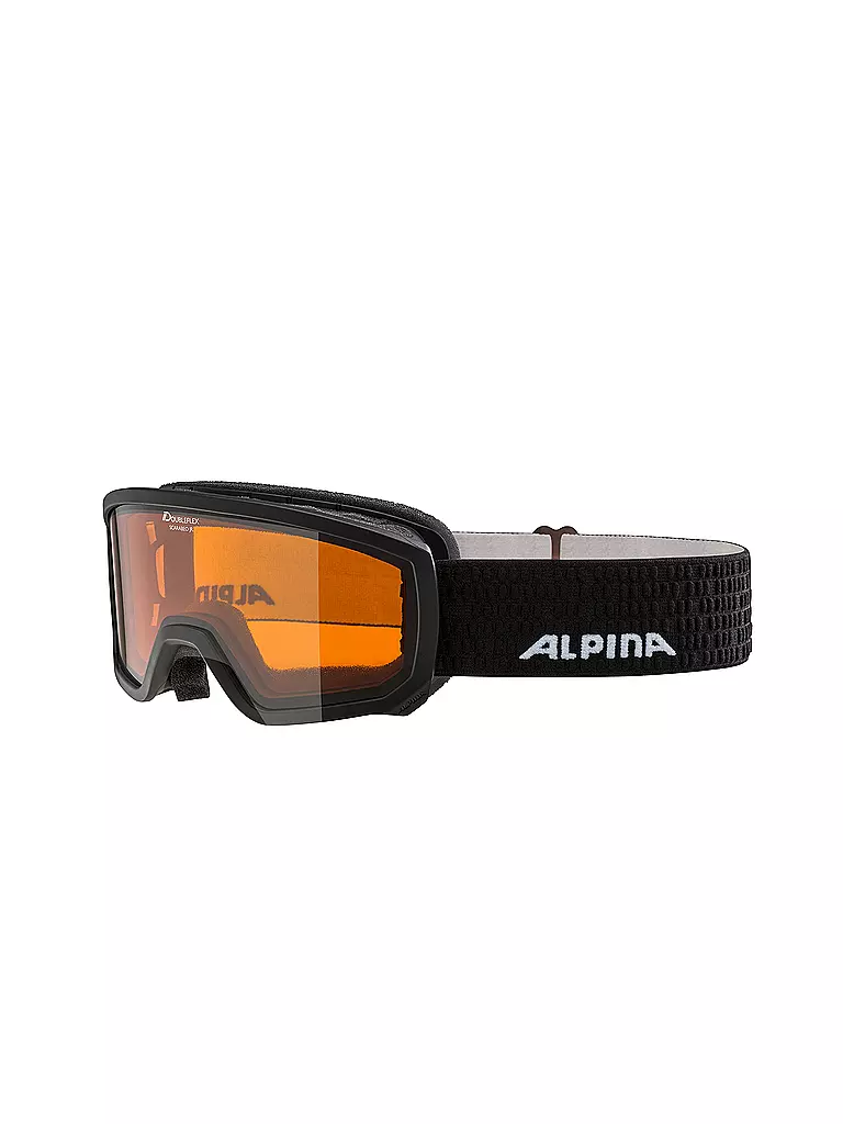 ALPINA | Gafas de esquí para niños Scarabeo JR DH | Negro