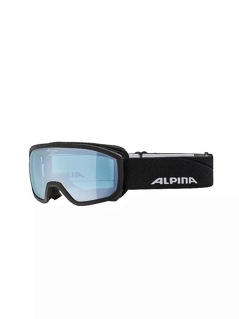 ALPINA | Gafas de esquí para niños Scarabeo JR. Q-Lite | Negro