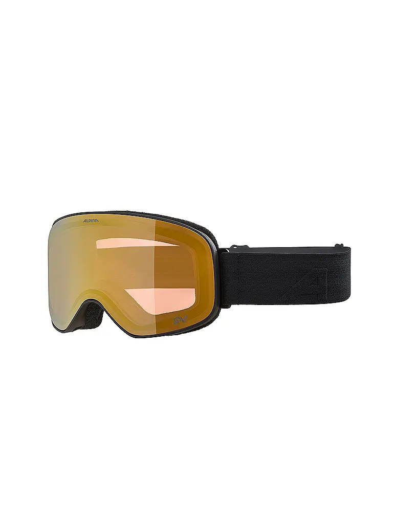 ALPINA | Gafas de esquí Slope QV | Negro