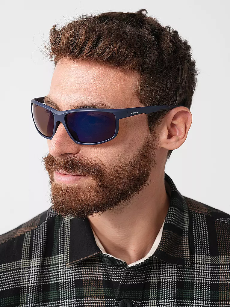 ALPINA | Gafas de sol deportivas Defey para hombre | Azul oscuro