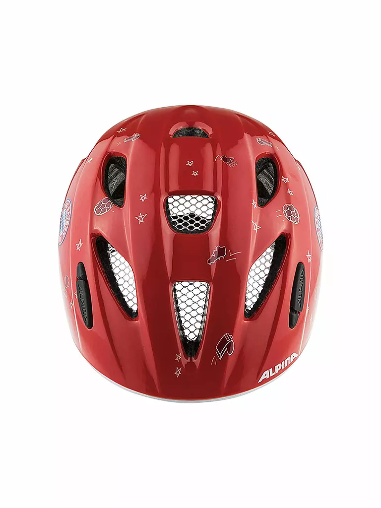 ALPINA | Kinder Fahrradhelm Ximo FC Bayern München Edition | Rojo