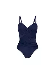 ANITA | Bañador de mujer Floral Illusion | Azul oscuro