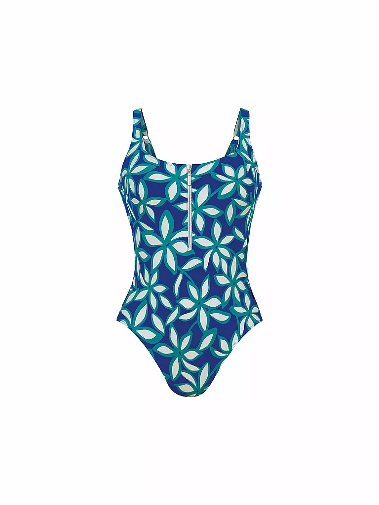 ANITA | Badeanzug RF-Beach Blossom para mujer | Azul
