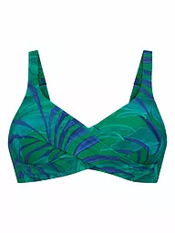 ANITA | Bikinioberteil Leaf it para mujer | Verde oscuro
