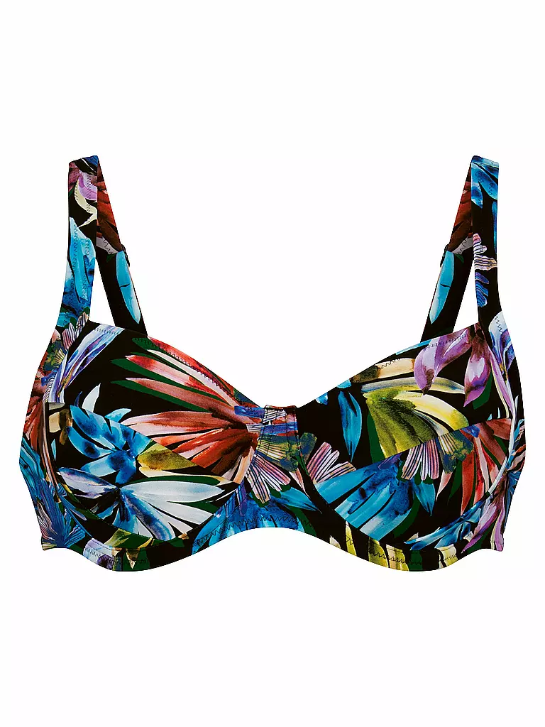 ANITA | Bikinioberteil Night Flowers para mujer | Multicolor