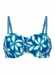 ANITA | Bikinioberteil RF-Beach Blossom para mujer | Azul