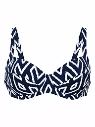 ANITA | Bikinioberteil Tribal Monotones para mujer | Azul oscuro