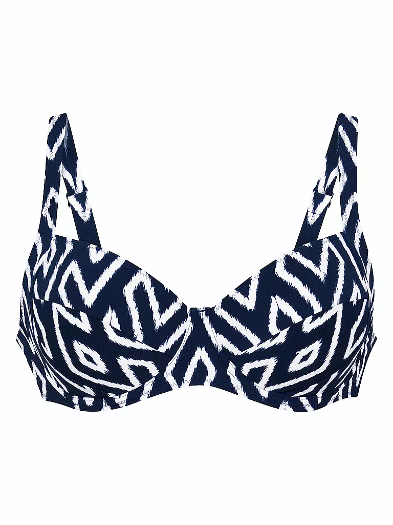 ANITA | Bikinioberteil Tribal Monotones para mujer | Azul oscuro