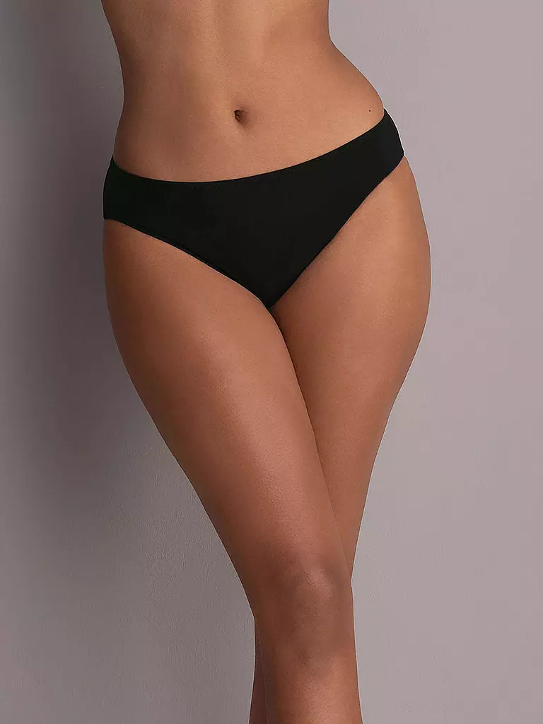 ANITA | Braga de bikini casual para mujer | Negro