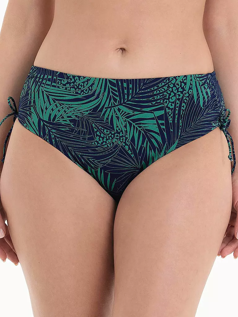 ANITA | Damen Bikinihose Green Shades | Azul oscuro