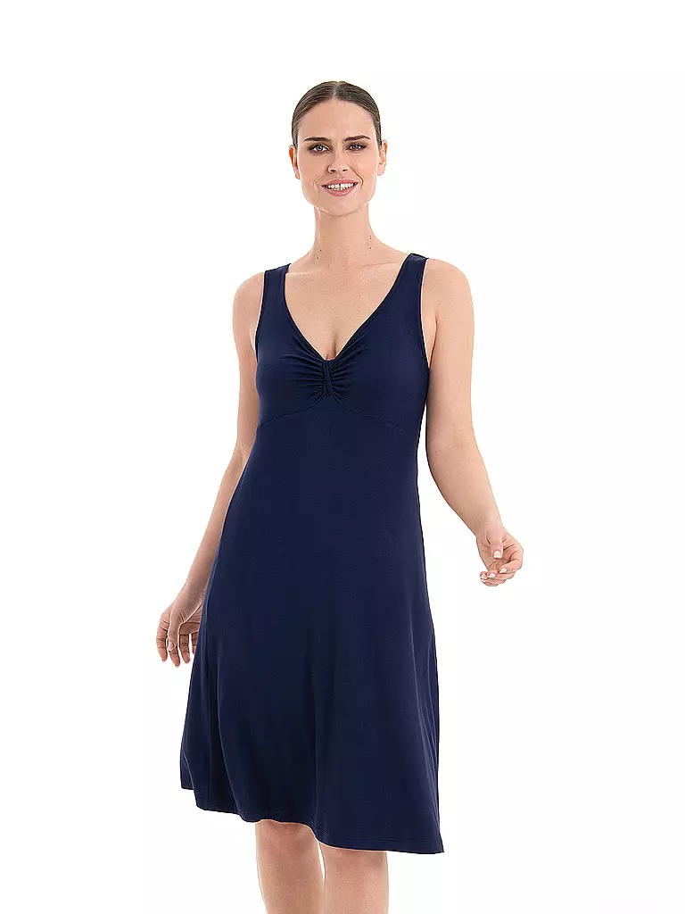 ANITA | Damen Kleid Mala | Azul oscuro