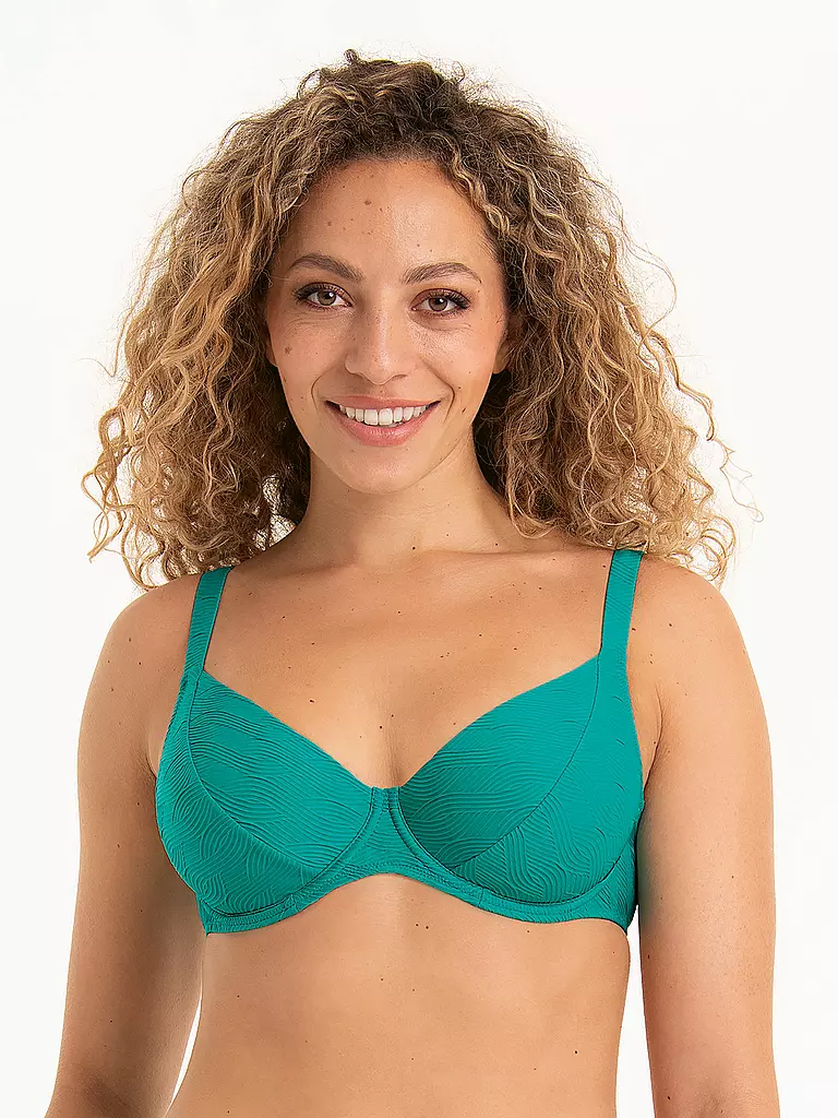 ANITA | Sujetador de bikini para mujer RF-Stretch Wave | Turquesa