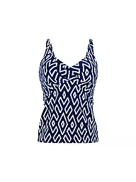 ANITA | Tankini de mujer Tribal Monotones | Azul oscuro