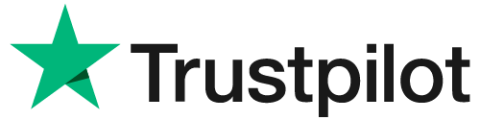 El logo de Trustpilot con una estrella verde a la izquierda de la palabra "Trustpilot" en letras negras sobre un fondo gris claro.