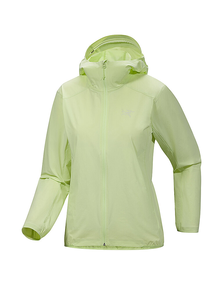 Arcteryx Chaqueta softshell ligera con capucha Gamma para mujer verde XS