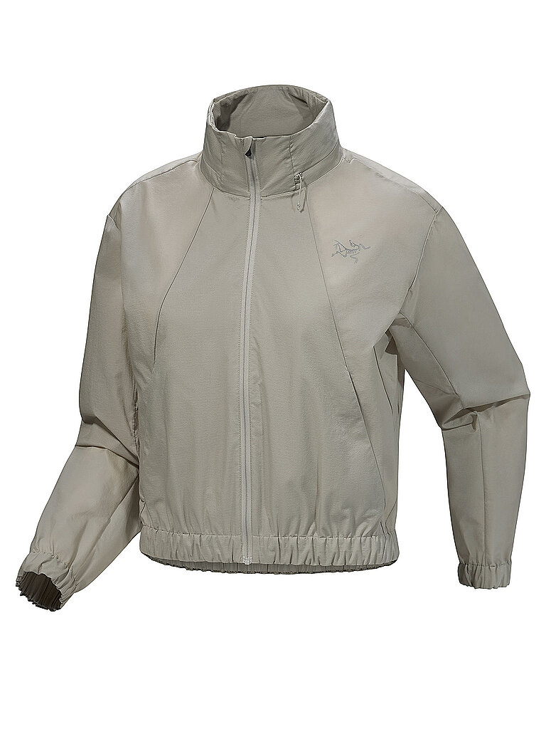 Arcteryx Cortavientos para mujer Naya Cropped Stow Hoodie gris M